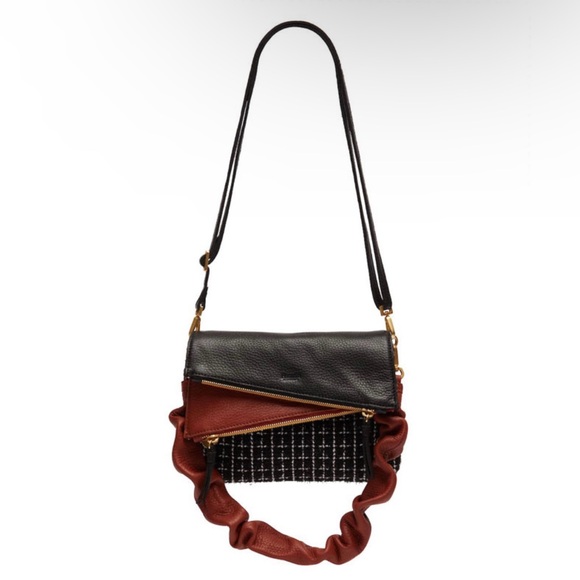 Dillion Small Crossbody, Limited Edition Midnight Trellis and Brushed Gold Tone
